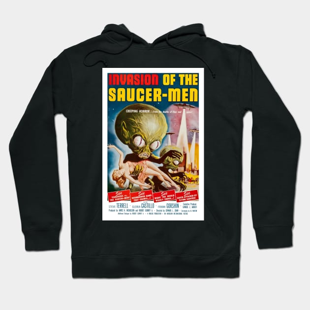 Invasion of the Saucer Men Hoodie by RockettGraph1cs